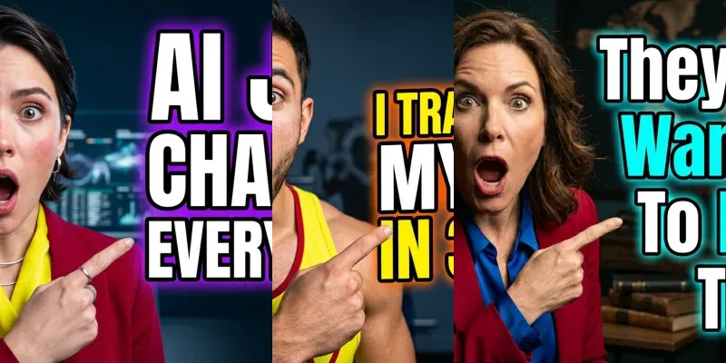 High Converting Clickbait Thumbnails generated by undefined