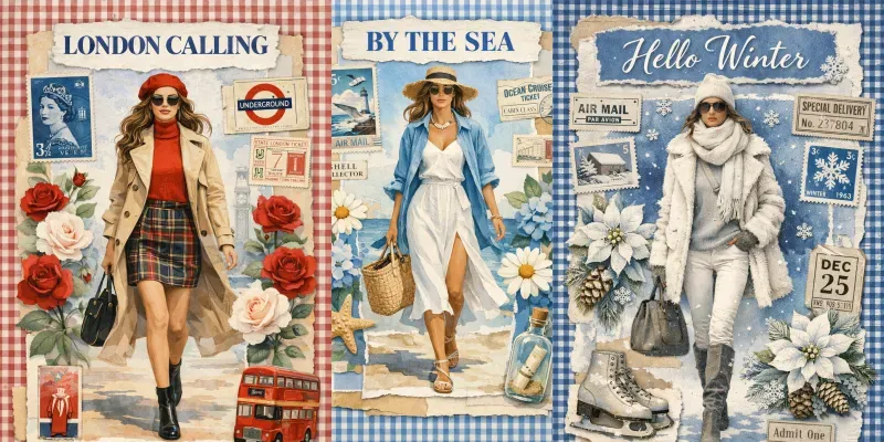 Fashion Collages generated by undefined