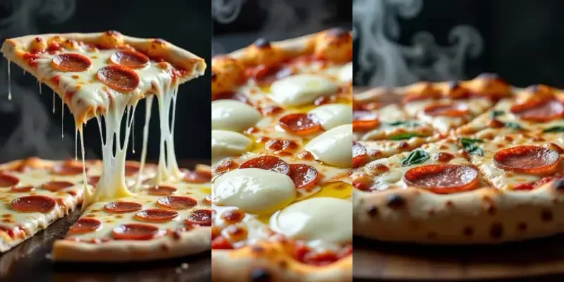 Ultrarealistic 15s Cinematic Food Pizzas generated by undefined