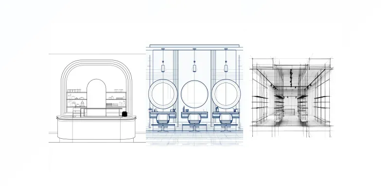 Minimalist Elevation Line Art generated by undefined