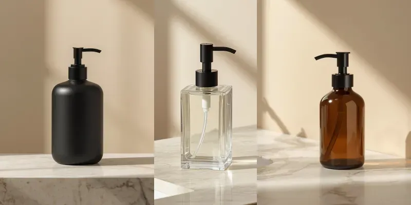 Luxury Soap Dispenser Bottles Mockups generated by undefined