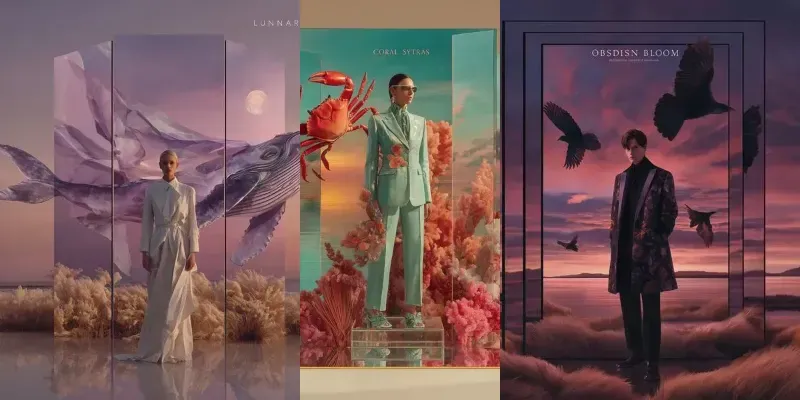 Surreal Style Mood Board Generator generated by undefined