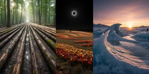 Scale Land Art generated by gemini-image