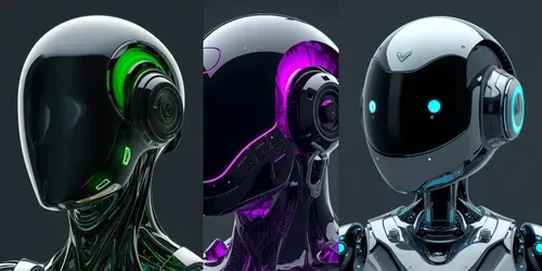 3D Cyber Robot Avatars Tech generated by leonardo