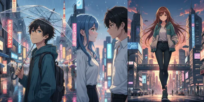 Anime Cinematic Illustrations generated by undefined