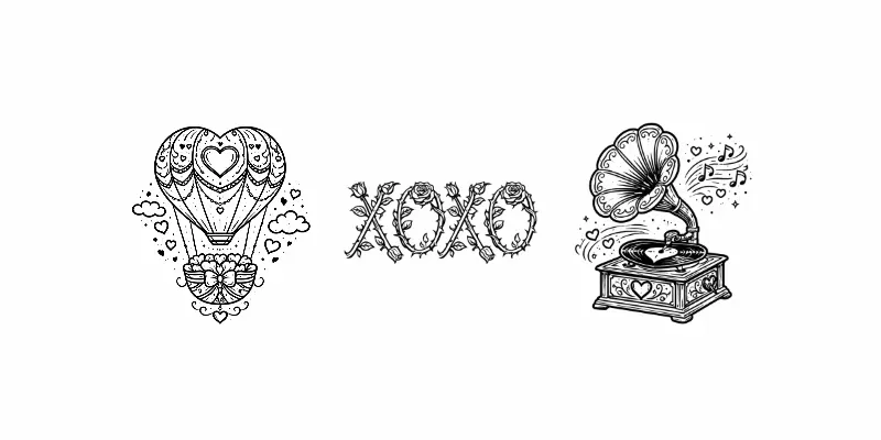 Valentines Day Laser Cut Vector Designs generated by undefined