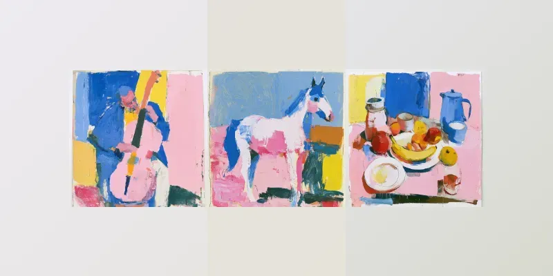 Loose Abstract Painterly Art generated by undefined