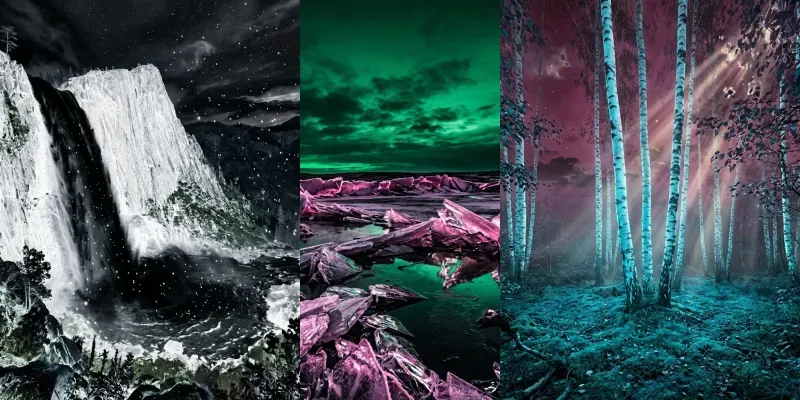 Inverted Nature Surreal Art