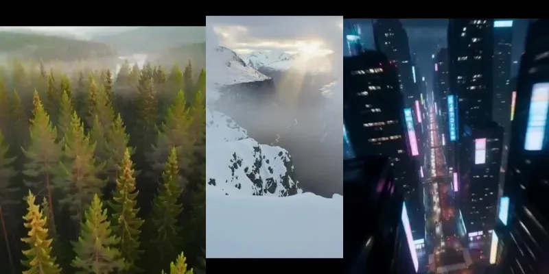 Cinematic Travel Commercial Drone Shots