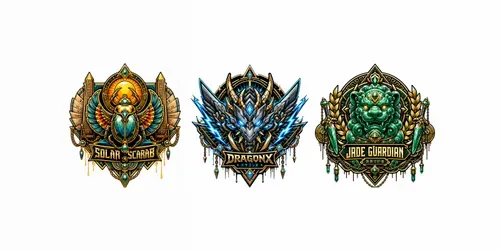 Mythic Mascot Emblem Logos generated by chatgpt-image