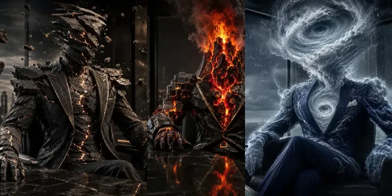 Disaster Executives Portraits generated by undefined