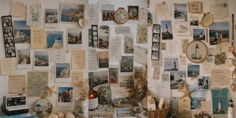 Vintage Wall Collages generated by undefined