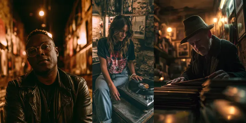 Vinyl Nostalgia Documentary Style generated by undefined