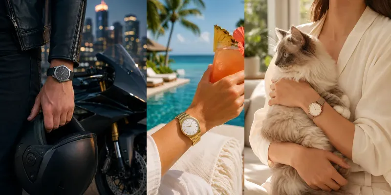 Luxury Watch Action Mockups generated by undefined