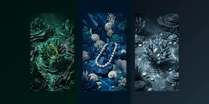 Ocean Treasury Handmolded Clay Studios generated by undefined