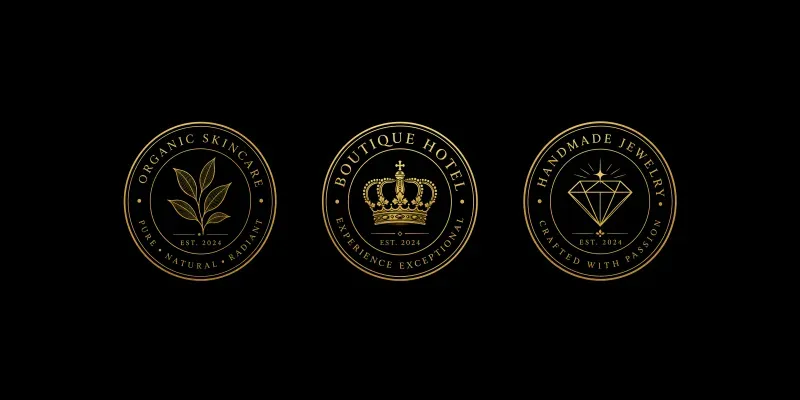 Luxury Artisan Stamp Seal Logos generated by undefined