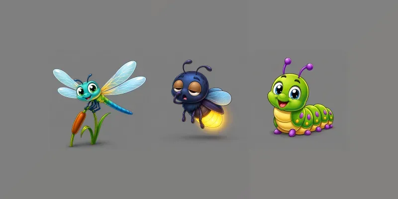 Cute Cartoon Game Mascots generated by undefined