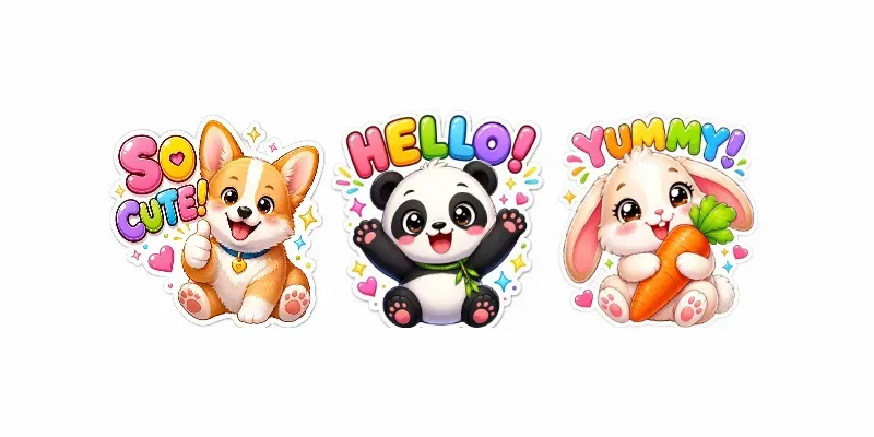Cute Sticker Generator Kits generated by undefined