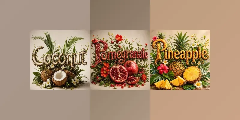 Fruit Magic Letters generated by undefined