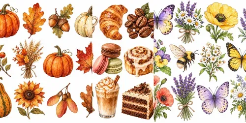Watercolor Clipart Sheet Maker For Etsy generated by chatgpt-image