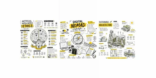 Editorial Sketchnote Infographic Packs generated by chatgpt-image