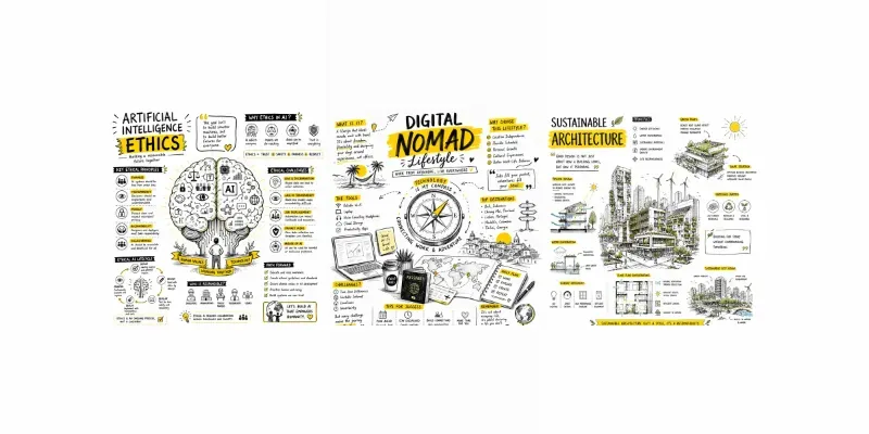 Editorial Sketchnote Infographic Packs generated by undefined