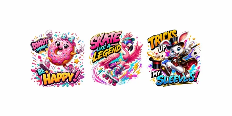 Cartoon Action Mascots generated by undefined