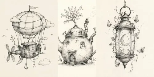 Whimsical Handdrawn Sketches generated by chatgpt-image