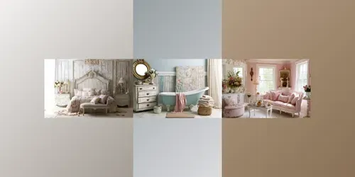 Shabby Chic Interiors generated by midjourney
