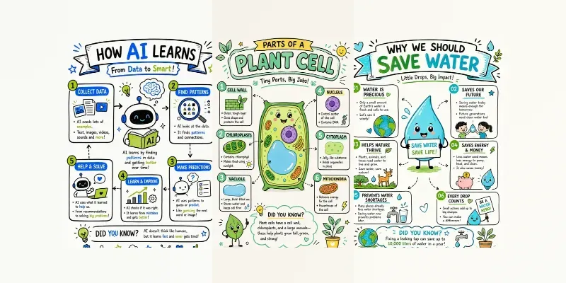 Smart Whiteboard Learning Posters generated by undefined