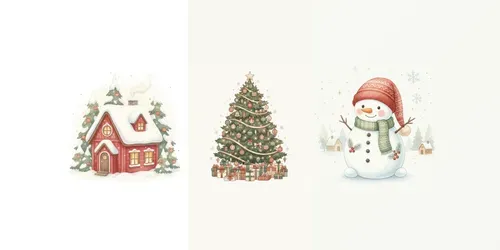 Cute Nordic Christmas Storybooks generated by gemini-image