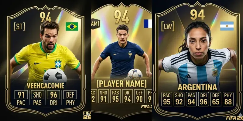 Fifa Ultimate Team Cards generated by undefined