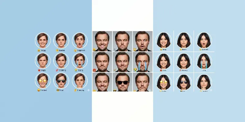Real Celebrity Emoji Faces generated by undefined
