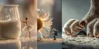 Tiny People Big Worlds midjourney prompt mini thumbnail