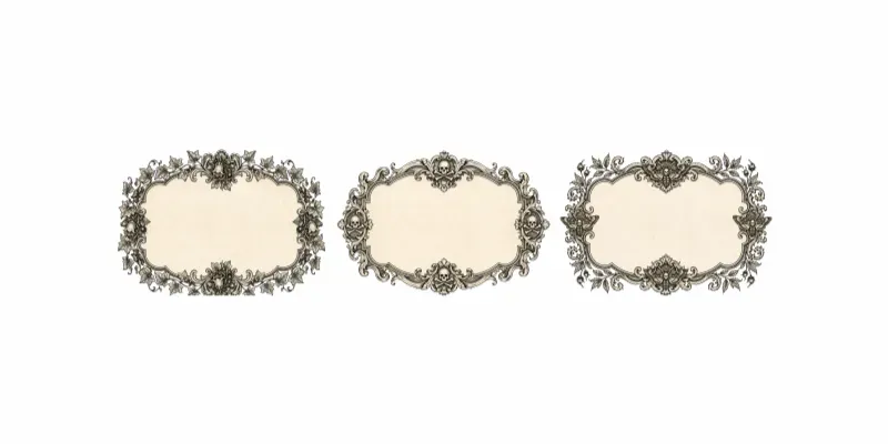 Victorian Apothecary Frames