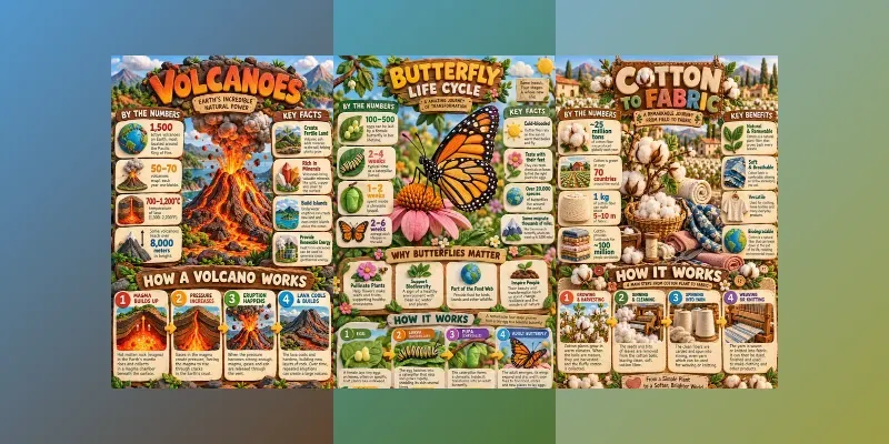 3D Educational Infographics