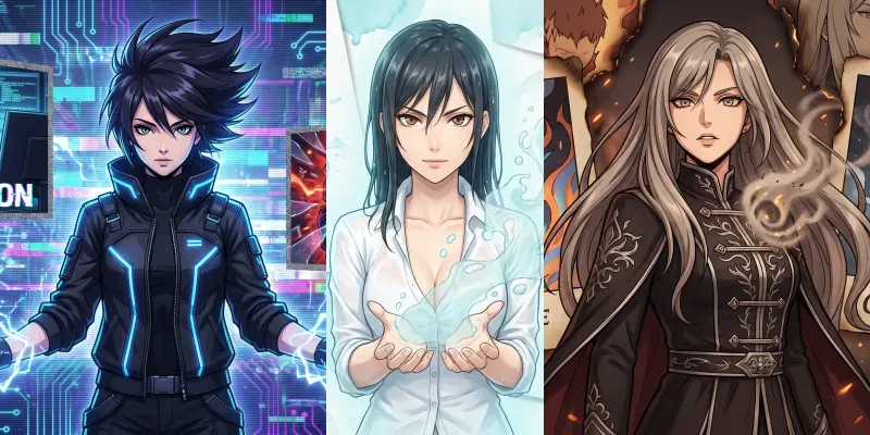 Persona Stack Anime Graphic Collages