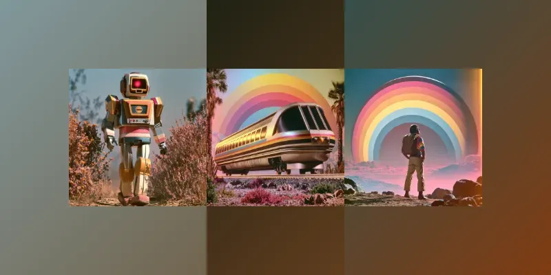Pastel Scifi Cinematic Photos generated by undefined