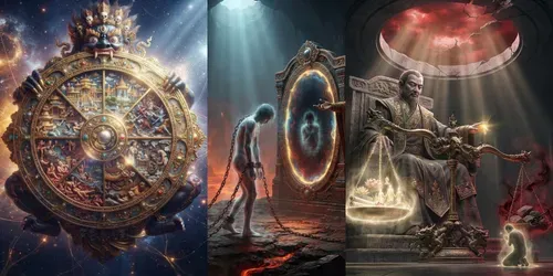 Buddhist Afterlife Realms generated by gemini-image