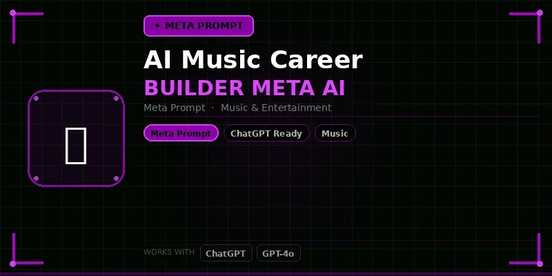 Music Career Builder Meta Ai generated by undefined