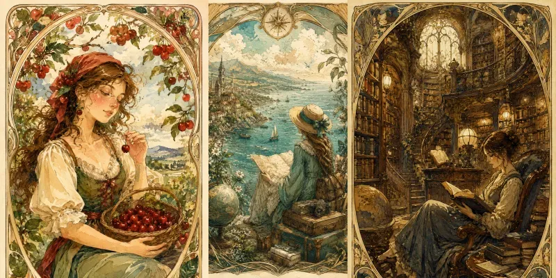 Watercolor Illustrations generated by undefined