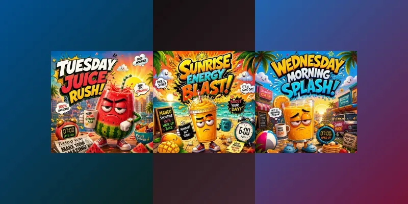 Summer Morning Chaos Cartoon Posters generated by undefined