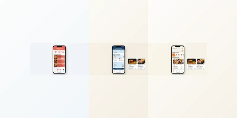 Premium Modern Food Delivery UI Templates