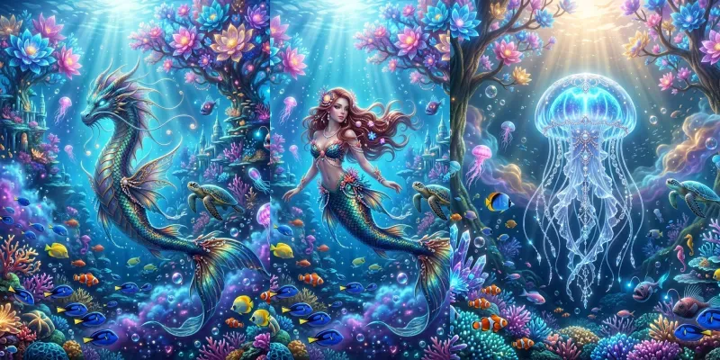 Ocean Blossom Realms generated by undefined