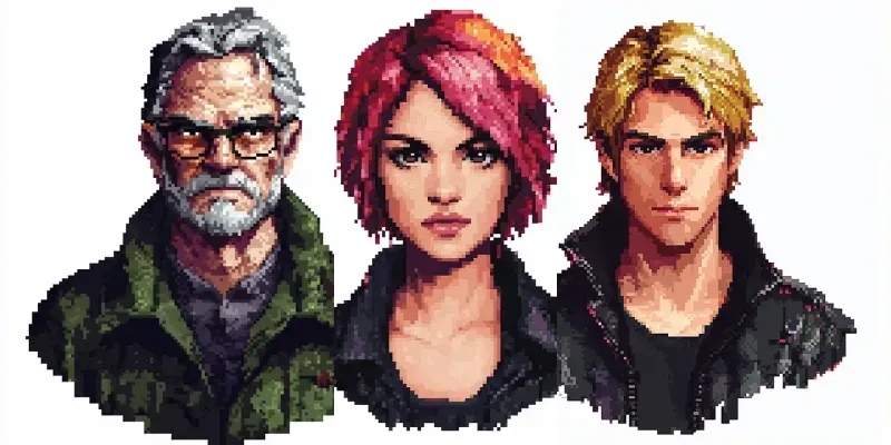 Pixel Art Portraits generated by undefined