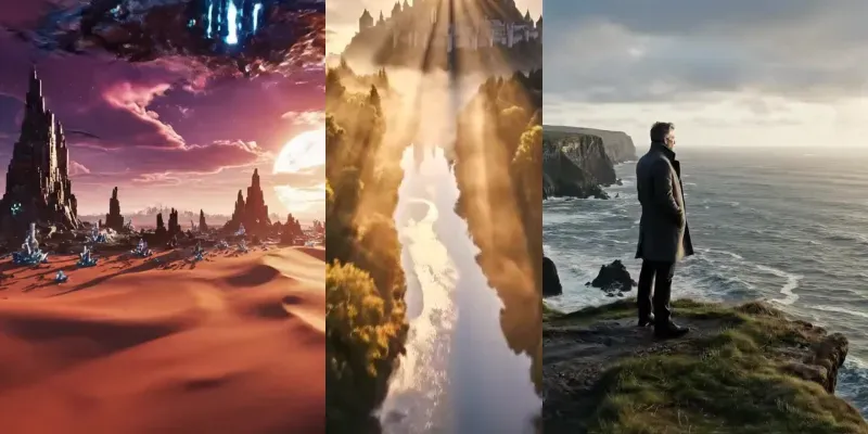 Cinematic Drone Shot Movie Prompt generated by undefined