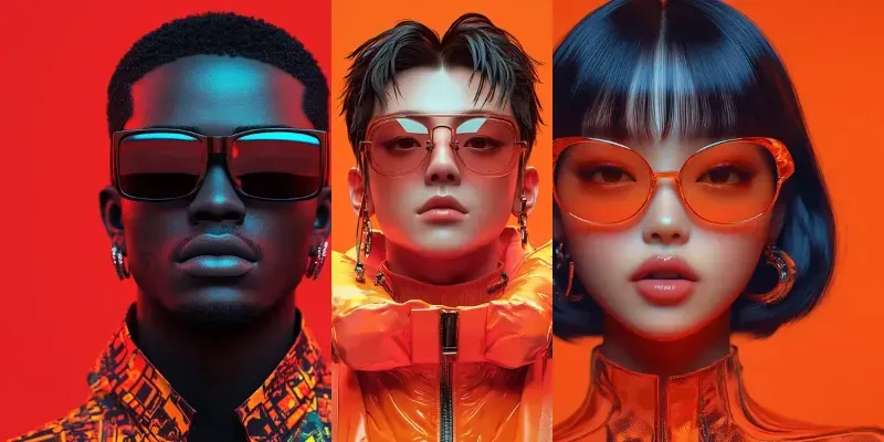 Cool 3D Cartoon Avatar Profile Pictures generated by undefined