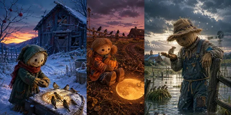 Storytelling Scarecrows generated by undefined