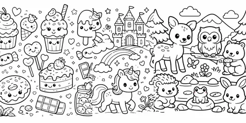 Coloring Book Page Generator generated by chatgpt-image