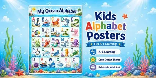 Kids Alphabet Posters generated by chatgpt-image